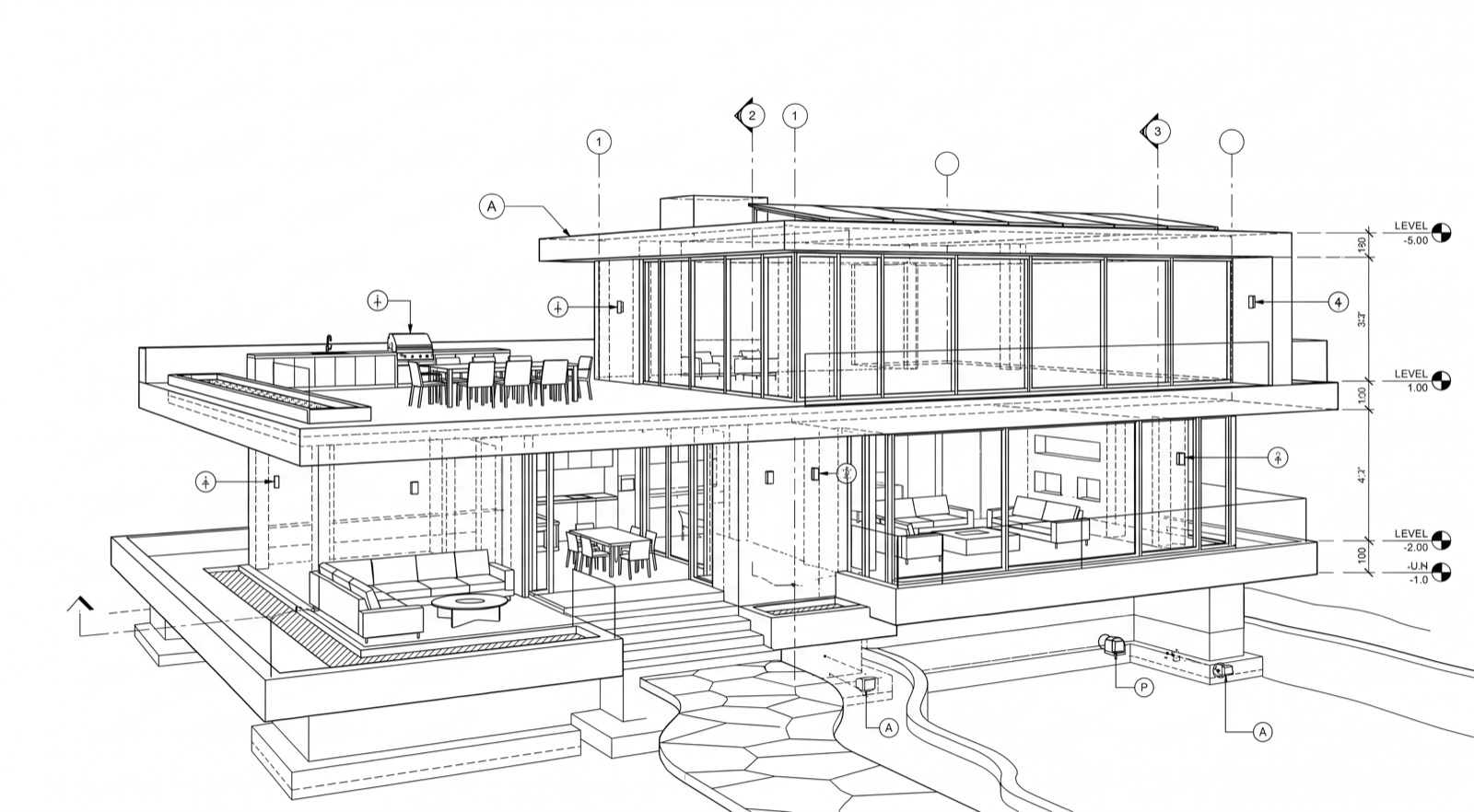 Luangwa Valley Residence design plans